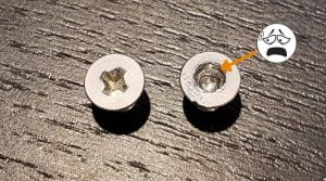 how to remove stripped screw